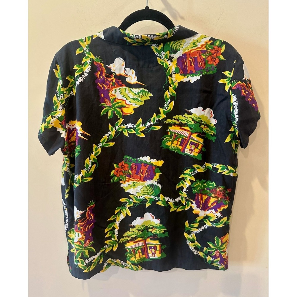 Vtg Patagonia 25th Anniv Pataloha Hawaiian Shirt Aloha Sz 12 Rare Y2K Hale'iwa - Picture 2 of 7